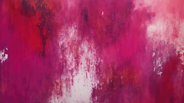 Abstract Maroon and multicolor painting with grunge texture. brush strokes splash color and oil Background