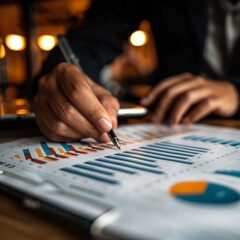Aufkleber - These prompts should help in creating stock photos that represent various aspects of financial charts and analysis.