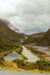 Wall Mural - Vertical of Otira Viaduct at Arthurs Pass, New Zealand