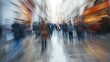 © Tabino_stock - Artistic motion blur in a bustling street scene