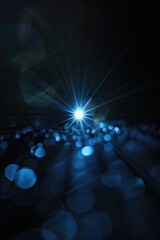 Poster - A bright light shining on a dark background, suitable for various projects