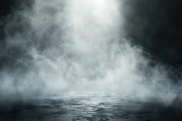 Poster - A stunning black and white image of a waterfall. Perfect for nature lovers and travel enthusiasts