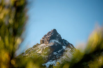 Wall Mural - snow-covered mountain peak during daylight, nevado de colima national park