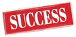 © outchill - SUCCESS text written on red stamp sign.
