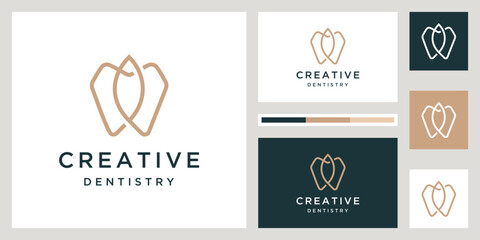 Abstract Dental Clinic ,Dentist logo design inspiration