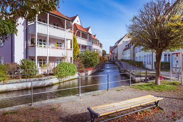 Wall Mural - Cityscape of Memmingen town