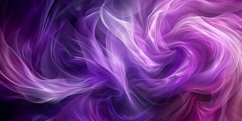 an abstract purple background with a bright purple swirl