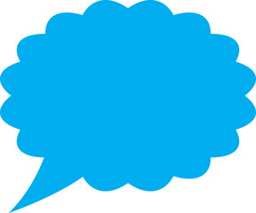 Poster - talk bubble speech icon. blank empty bubbles vector design elements. chat on line symbol template. d