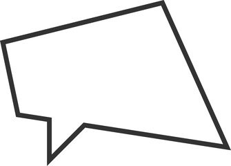 Poster - talk bubble speech icon. blank empty bubbles vector design elements. chat on line symbol template. d