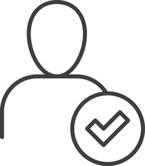 Poster - Good icon vector. Business success sign. Best quality symbol of correct, verified, certificate, approval, accepted, confirm, check mark.