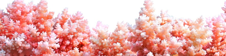 Wall Mural - pink sea corals.