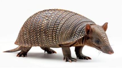 Poster - Close-up of a small animal on a white surface, suitable for various projects