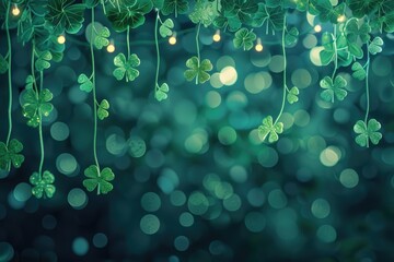 Aufkleber - Green leaves hanging from a tree. Suitable for nature concepts