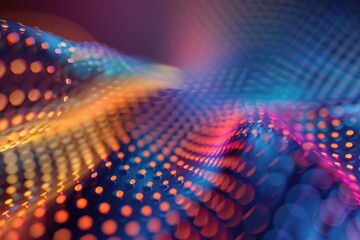 Aufkleber - Close up of a colorful object with a blurry background. Suitable for various design projects