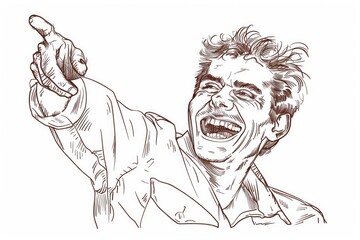 Poster - A man holding a cell phone, suitable for technology concepts