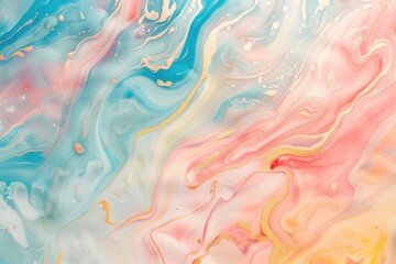 Aufkleber - Close up of a vibrant and colorful liquid painting, perfect for artistic projects