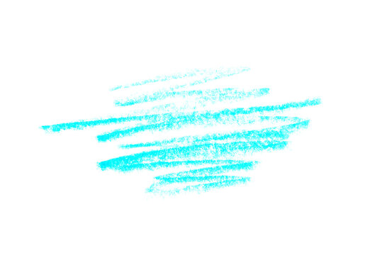 A photo of a blue pencil stroke on a white background. This minimalist design can be used for illustrations, logos, brand graphics, and more.