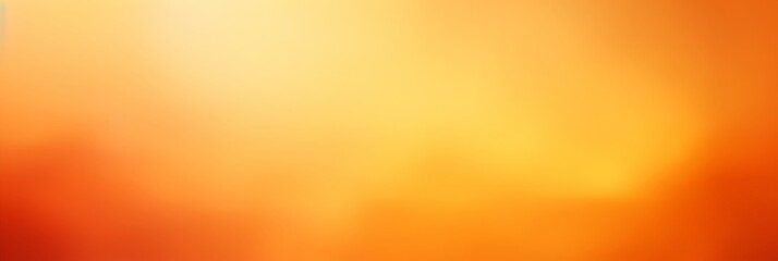 Poster - Vibrant abstract orange and yellow gradient background with smooth transitions