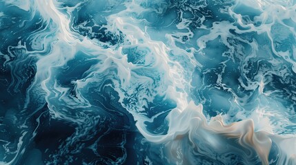 Wall Mural - a wave crashing into the ocean