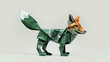 © Roxy jr. - Origami folded from a dollar in the shape of a fox. The concept of success in stock trading and investments.