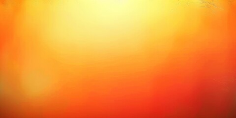 Poster - Vibrant abstract orange and yellow gradient background with smooth transitions
