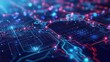 © Антон Сальников - Crypto currency mining concept illustration. Fintech technology abstract background.