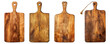 © PNGSTOCK - wooden cutting boards isolated, PNG set