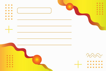 Texture background banner template vector.