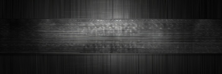 Wall Mural - Black metal background,black polished aluminum background, gray wall texture, 