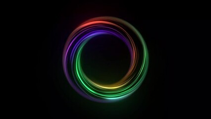abstract background with glowing circles