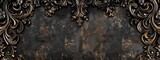 An elegant, baroque pattern background with rich textures and ornate details.