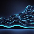 © Mustafa - 3d render, abstract neon background with glowing pink blue curvy lines, vivid spiral vortex. Fantastic energy wallpaper