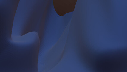 Poster - 3D Blue Abstract Background