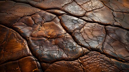 Poster - Detailed Arid Desert Terrain with Cracked Dry Earth Texture