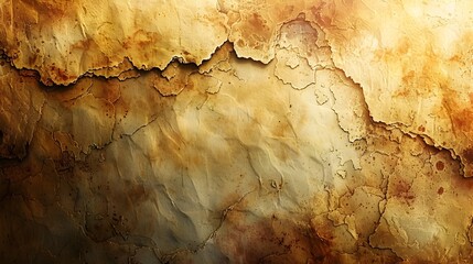 Poster - Dramatic Textured Background of Weathered and Eroded Rock Formation in Arid Desert Landscape