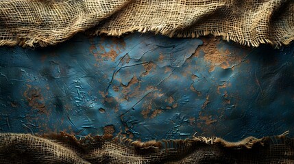 Poster - Textured Grungy Weathered Wall with Peeling Paint and Aged