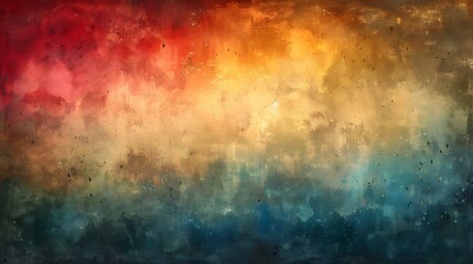 Poster - Vibrant Cosmic Explosion of Color and Light in the Night Sky