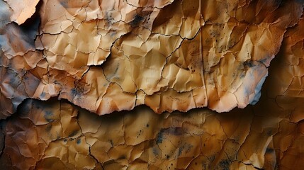 Aufkleber - Weathered stone texture with natural geological patterns and fractured surface details showcasing the aging process of the natural material