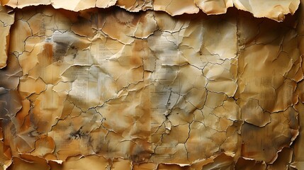 Leinwandbilder - Worn and Weathered Vintage Grunge Texture Abstract Background with Cracked Peeling Aged and Distressed Surface Details