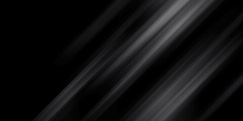 Poster - Abstract black and silver are light gray with white the gradient is the surface with templates metal texture soft lines tech diagonal background black dark sleek clean modern