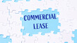 © Алла Морозова - Commercial Lease tesque on a blue background