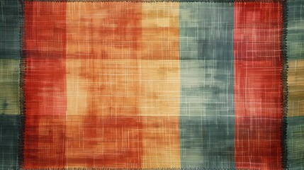 Aufkleber - A colorful, textured background with a red, blue, and yellow stripe