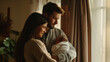 © Cedric - young married couple with newborn baby