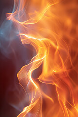 Poster - Abstract image of Fire with bold, angular lines and dynamic shapes, capturing the essence of transformation and creativity,
