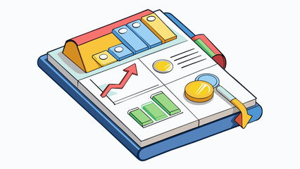 Poster - A budget is like a guidebook for your financial goals. It helps you break down your ultimate objectives into smaller more manageable steps allowing. Cartoon Vector