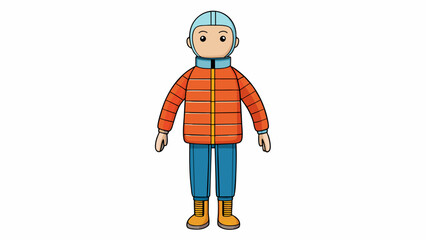 Fototapete - A clothing model is a small representation of a garment typically made out of cloth and stuffed with padding or foam. It is used by fashion designers. Cartoon Vector