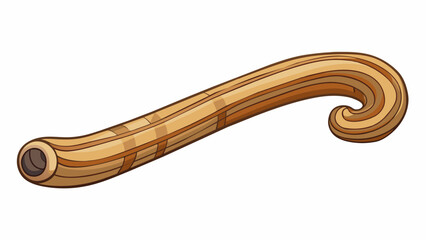 Poster - A long thick object with a hard smooth surface that is tinged with shades of beige and brown. It is slightly flexible but also very sy and able to. Cartoon Vector