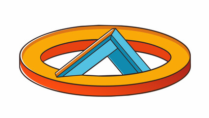 Poster - An oval A shape resembling an elongated circle with two curved sides and two points at the ends.. Cartoon Vector