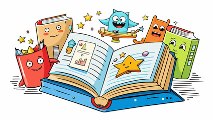 Aufkleber - A review of a book The plot was intricate and kept me engaged from beginning to end. The characters were welldeveloped and relatable adding depth to. Cartoon Vector