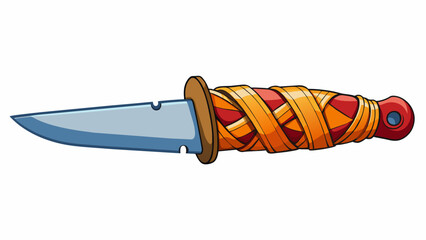 Poster - A stabbing pain that feels like a knife is being twisted deep inside the body.. Cartoon Vector